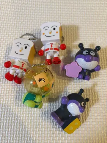 호빵맨 캡슐 토이 캐릭터 피규어 5개 세트