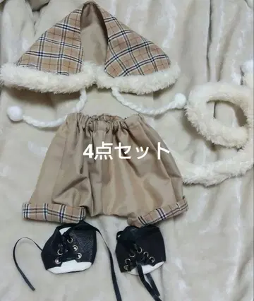 젤라토니 옷 갈아입기 의류 세트 [핸드메이드] 판초와 숏팬츠와 신발