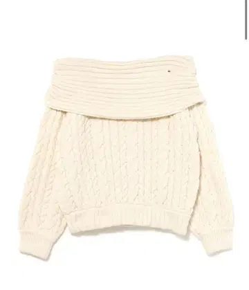 andmary Kiki cable loose knit 아이보리