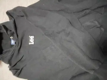 Lee 블랙 후드티