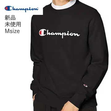 [택 포함 미사용 새상품] Champion 챔피온 남성용 블랙 맨투맨 M