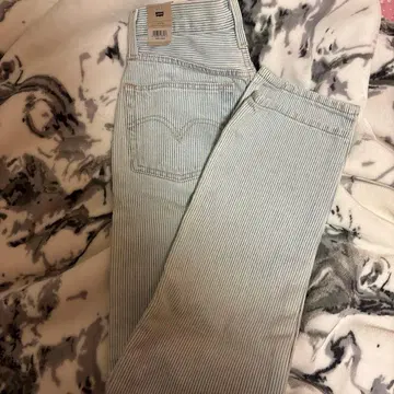 Levi's 501 오리지널 스트라이프 데님