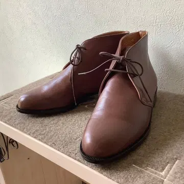 ing 가죽 앵클 기장 숏부츠 처카 부츠 22.5cm