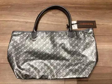 [ 미사용 새상품 ] GHERARDINI 실버 토트백