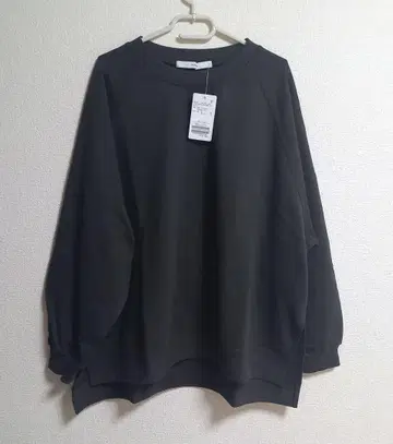 프레임워크 래글런 판초 맨투맨 블랙 D