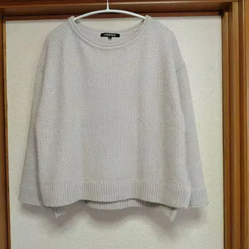 LAUTREAMONT 니트 스웨터 38 라이트 그레이 M