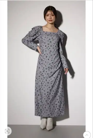 드레이프 I 라인 원피스_rienda