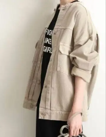 컨디션 최상 IENA 컬러 치노 블루종 데님 자켓