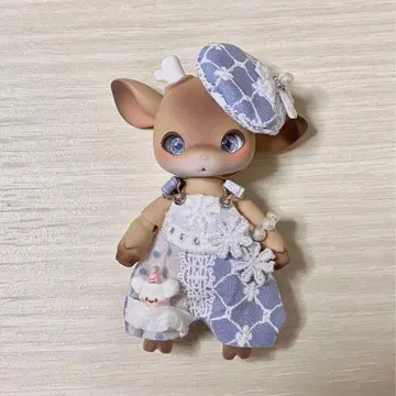 cocoriang kumukuku 걸리시한 멜빵바지 세트 라이트 블루 8