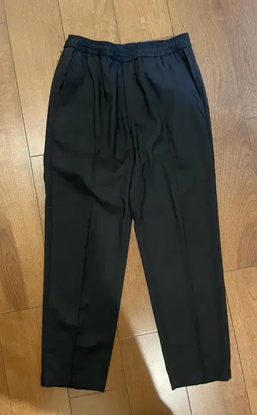 올마이 이지 팬츠 -워셔블 스트레치 방주름- Black/M