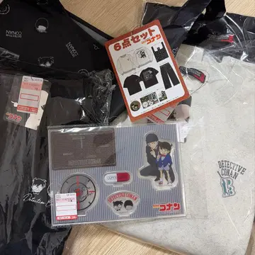 [ 새상품 ] 시마무라 한정판 명탐정 코난 코난&아카이 6세트 L 사이즈