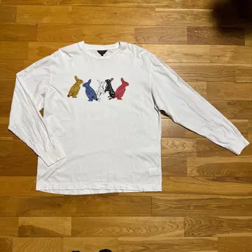 Paul Smith 토끼 프린트 긴팔 티셔츠 XL