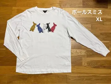 Paul Smith 토끼 프린트 긴팔 티셔츠 XL