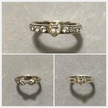 스타 주얼리 실버 반지 3연 사이즈 8호