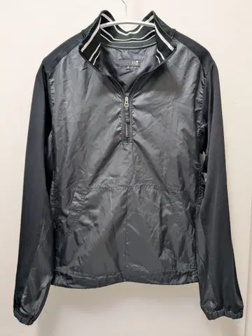 23구 SPORT 하프 지퍼 풀오버 골프웨어 블랙