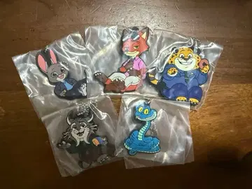 주토피아 키링 5개 세트