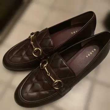 퀼팅 디자인 로퍼 L 사이즈 란다