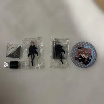 컬러풀피치 카라피치 우리 미니 아크릴 스탠드 초기 캔뱃지 3개 세트