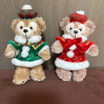 더피 & 셰리 메이 인형 배지 크리스마스