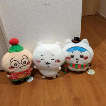 치이카와 (먼작귀) 봉제 인형 캐릭터 3체 세트
