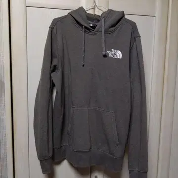 THE NORTH FACE 그레이 후드 부착 후드티 M