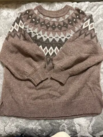 FREAK'S STORE 빅 실루엣 노르딕 큐신 니트