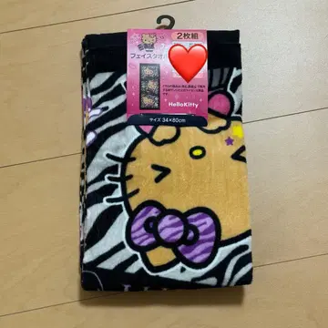 헬로키티 페이스 타월