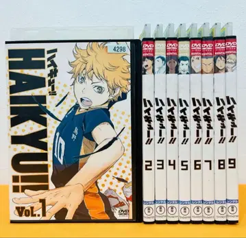 [하이큐!! 1기] 전 9권 세트 렌탈 사용 완료 DVD
