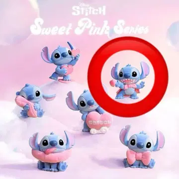 스티치 52TOYS 스위트 핑크 피규어
