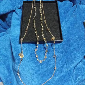 ANTEPRIMA 플라워 모티브 목걸이 귀찌 세트