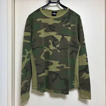 THE NORTH FACE XL 카모플라쥬 긴팔 티셔츠