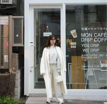 베이스먼트 온라인 2023AW 리버 롱 코트