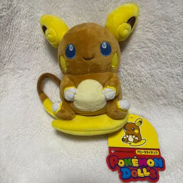 포켓몬 센터 알로라 라이츄 봉제 인형 포켓몬돌즈