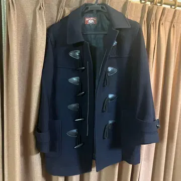 센슈 대학 부속 고등학교 네이비 더플 코트