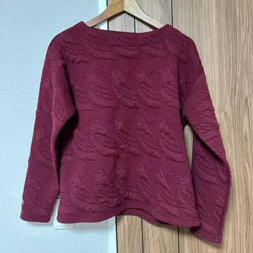 graniph 그라니프 퀼팅 작은 새 트레이닝복 여성용 프리 사이즈