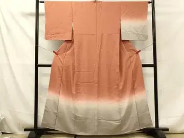기모노 호몬기 카스미 문의 그라데이션 염색 순수 실크 일품