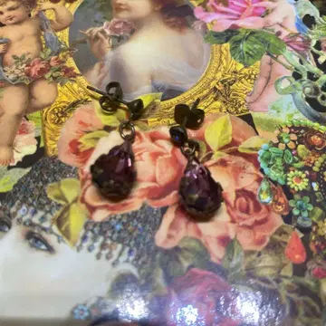 미하엘 네그린 귀걸이 퍼플