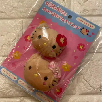 헬로키티 봉제 인형 멀티 클립 2개 세트