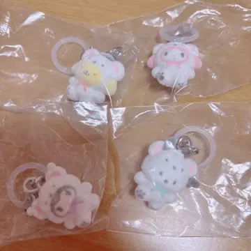 산리오 포근포근 스노우 표시 액세서리 가챠 쿠로미 마이멜로디