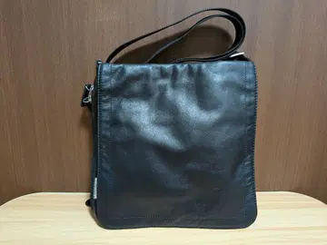 MARCO 마르코 소가죽 숄더 백 경량 남녀 공용 나일론 블랙