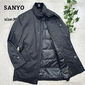 [SANYO] 고어텍스 다운 라이너 부착 스텐카라 코트 후드 M