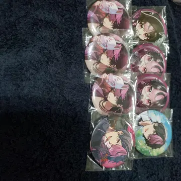 시쿠포니 LAN 캔뱃지 8개 세트