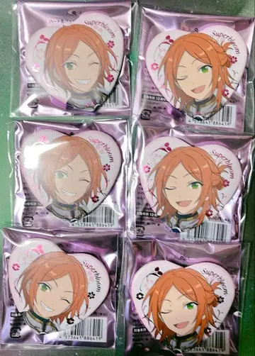 스타포니 하트 캔뱃지 컬렉션 아오이 히나타 유우타 세트