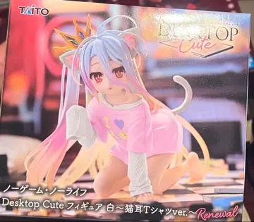 Desktop Cute 노 게임 노 라이프 시로 고양이 귀 T셔츠 미개봉
