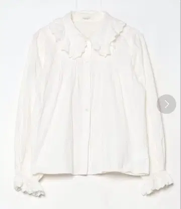 FREAK'S STORE 프릴 달린 화이트 셔츠