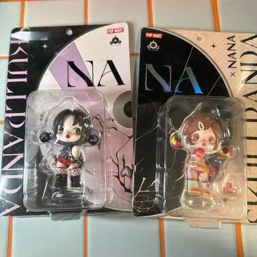 POP MART NANA SKULLPANDA 피규어 2체 세트