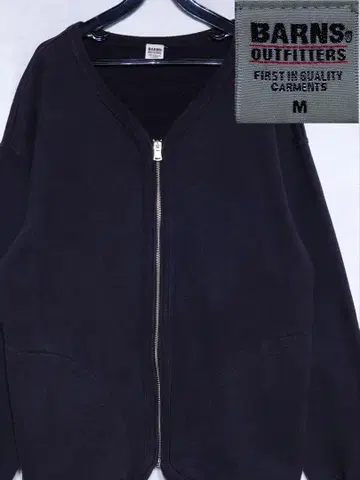 BARNS OUTFITTERS 맨투맨 지퍼 가디건