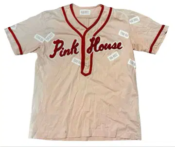90s 00s. PINK HOUSE 베이스볼 셔츠 와펜 핑크