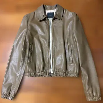 (새상품 미사용품) Theory 브라운 가죽 자켓