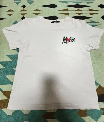 MOBB. 로고 핑크 티셔츠